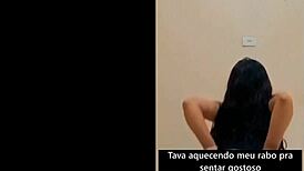 De Shortinho Socado E Rebolando Gostoso Pra Vocês