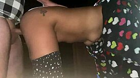 pov wife bent over for quick public fuck