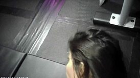 Glasses-Wearing Brunette Gets Pussy Pounded Hardcore