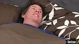 Watch cfnm babes dominate submissive roommate with oral attention