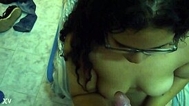 Argentinian Latina Brunette Delivers Intense Blowjob with Handjob and Masturbation on Big Tits