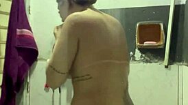 video call to neighbor while cuck is watching football