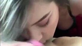 Intense Amateur Lesbian Oral Pleasure