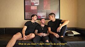 Wow, Gangbang 3vs1 With Double Penetration, Deep Anal, And Face Fucking Sam Next Door!