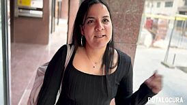 Torbe spots shy chubby Salomé for modeling and FUCKS her in hotel room