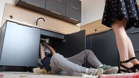 i cheated on my huband with the married plumber in my kitchen