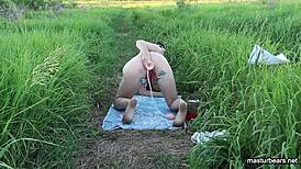 my extreme anal solo into the wild