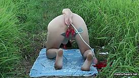 my extreme anal solo into the wild