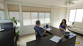 Loan4K: Abby Does Sweet Thing With Stranger For Necessary Money In Casting Interview