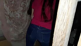 I Caught And Watched A Stranger In An Abandoned Place Masturbate In Jeans - Girls Fly Orgasm