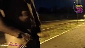 Wife Filmed Sucking Monster Cock In City Square! What A Cuckold Surprise!