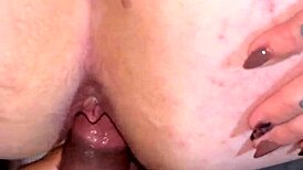 Latina blonde takes deepthroat to anal pounding!