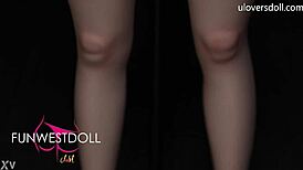 Dark Devilish Nurse Sex Doll Fucked in Halloween Hospital Costume by Patient