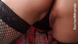 Jorra Leitinho No Cuzinho Da Sua Cadelinha Punheta Guiada Rachell Miranda.