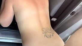 Big Booty Hooker Rides Cowgirl, Gets Fucked Standing in Public, Swallows Cum Load