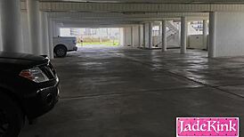 i give a sloppy blowjob to my dominative daddy on the street