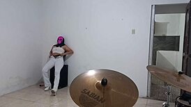 Fantasia de Mi Mujer la Zorra Me Dijo Que Deseaba Tener Sexo con Mi Compañero de Trabajo y Que Yo la Ibservera Mientras Follaba Trio Real Casero