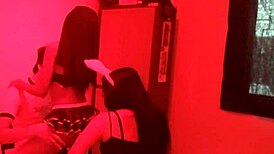 We danced erotically for an effeminate man, and he nearly chose sex with both of us