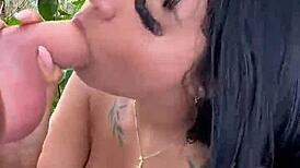 why does the big-ass latina masturbate in the forest?