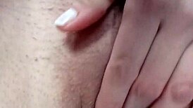 i'm spanking my pussy with a belt a little