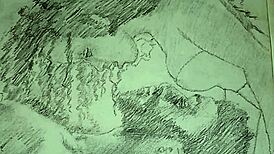 Couple Engages in Suggestive Foreplay While Wearing Lingerie