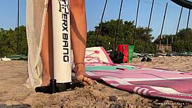 水上瑜伽插lush公开射精