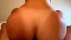 Teen girlfriend passionately smashes roommate's cock in dorm room