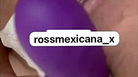 Rossmexicana Enjoys Dildo Deeply! Latina Beauty Moans Loudly. Hot Mexican Pleasure Never Stops!