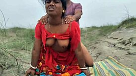 Outdoor fucking in a my best boudi last time!