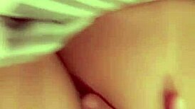 A redhead Latina explores subtle self-touch techniques