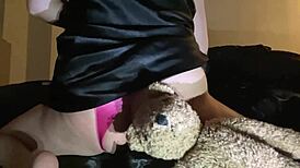 Your hot sexy white step sister riding a cucumber dildo & cum?