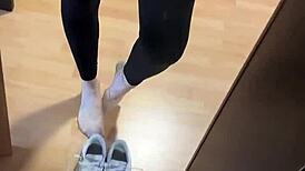 good morning barefoot feet fetish