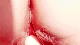 Mature cougar teases viewers with wet pussy spreading