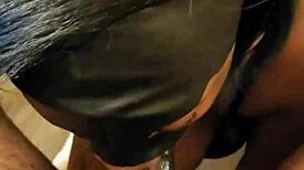 Lalola Klitz Expertly Deep Throats Big Black Cock With Wet Licks!