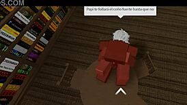 这家伙操我我们玩得很嗨roblox性爱