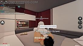 I got fucked and creampied by a horny guy in roblox game
