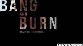 vixen spy bella spark seduces milan cheek in threesome