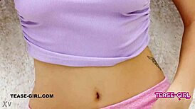 Stunning brunette college student seduces father-in-law with perfect body in POV interview