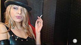 SMOKING HUMILIATION! What a filthy tease!