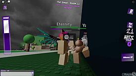 Enjoying Playtime with Two Girls on Roblox