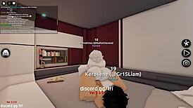 I got fucked and creampied by a horny guy in roblox game