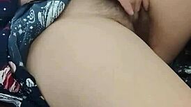 Chinese Milf Masturbates Wet Pussy Secretly While Husband's Friend Eats Downstairs!