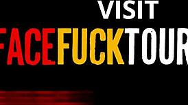 new waitress gets savage face fuck deep throat with big cock manager