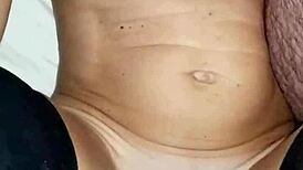 whore wife takes huge dick while gagging on cock with choking