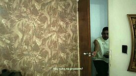 venezuelan milf kylei eliish seduces room service in hotel for crazy riding session