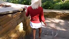 She smokes in pantyhose, indulging her slutty fetishes