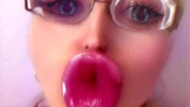 Dollification Sissification Huge Pink Lips Transformation Fetish
