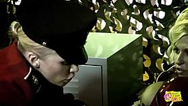 Hot Girls Retro Uniforms Intense Sex