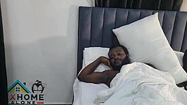 Rashy star fucks step daddy in mom's bedroom for taboo family sex