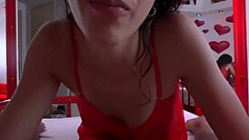 Watch as I squirt for the first time on a big cock in this JOI session.